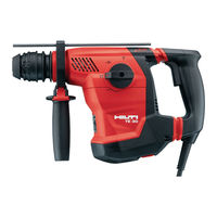 Hilti TE 30 User Manual
