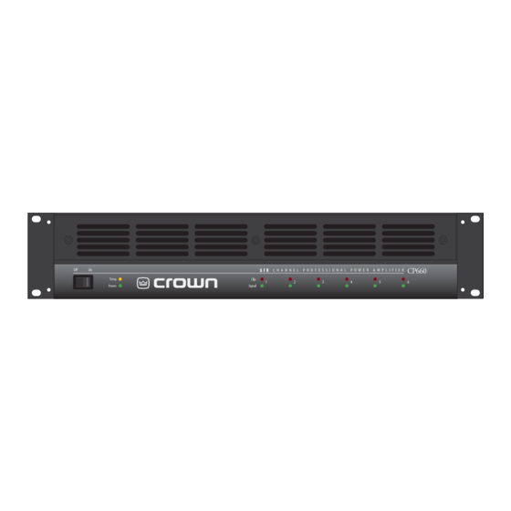 Crown CP660 Reference Manual