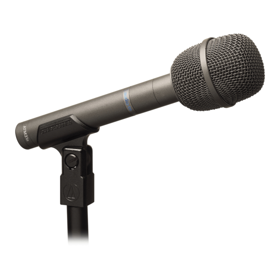 Audio Technica Artist series ATM31 Operation And Maintenance