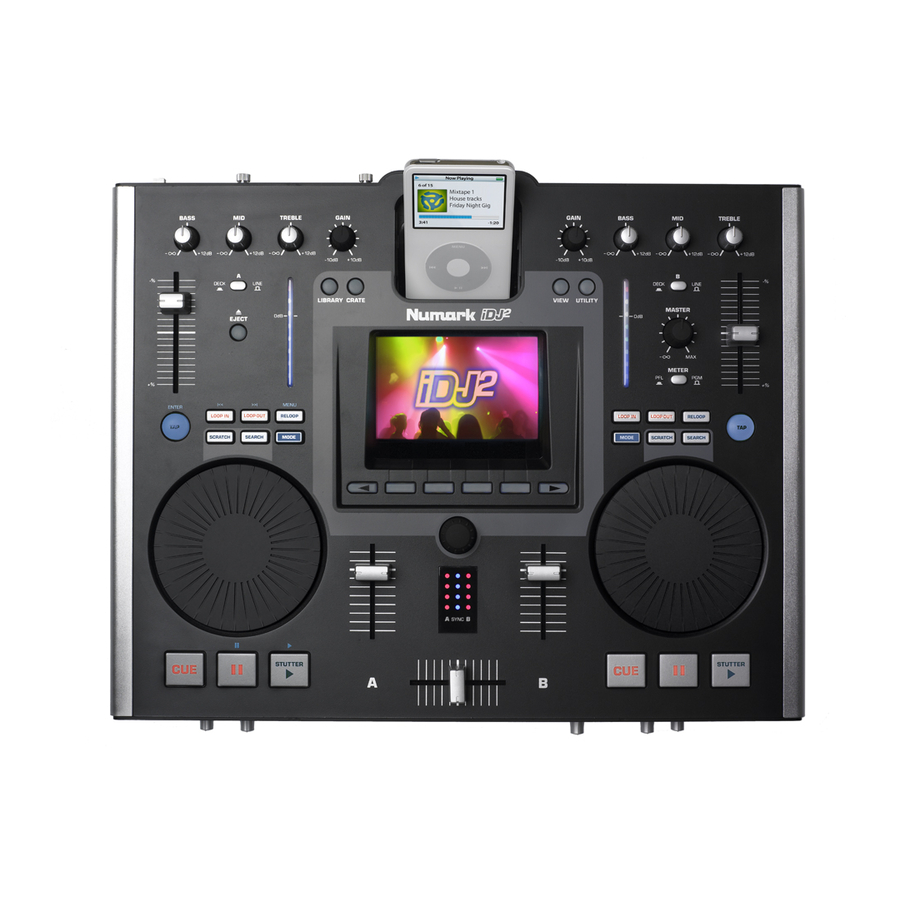 Numark iDJ2 Reference Manual