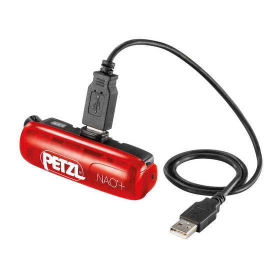 Petzl ACCU NAO+ E36 Technical Notice