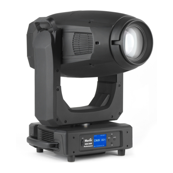 Harman Martin ERA 600 Performance Safety And Installation Manual