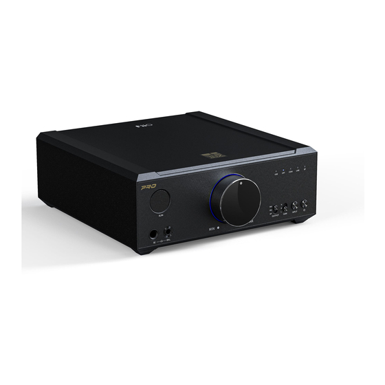 Fiio K9 Pro Quick Start Manual