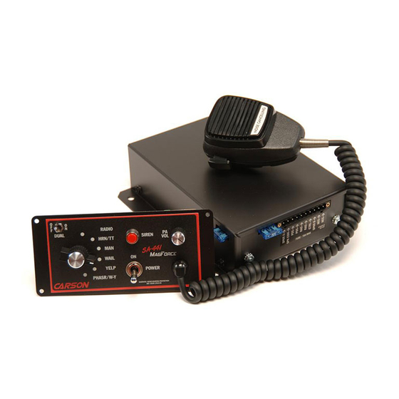 Carson SA-441-83F Installation And Operating Manual