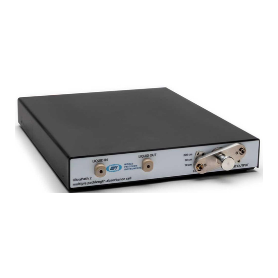 WPI UltraPath 2 System Manual