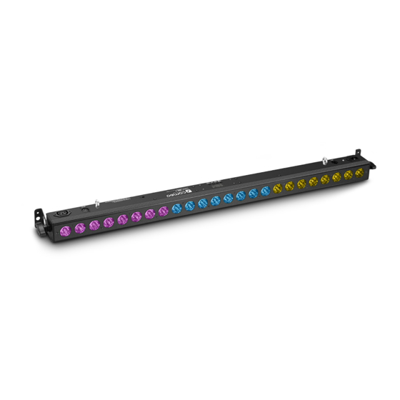 User Manuals: Cameo TRIBAR 400 IR Linear LED Lighting