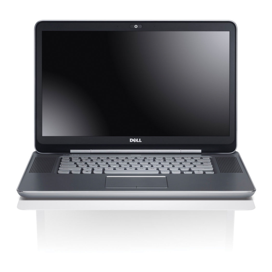 Dell Inspiron 15z Owner's Manual