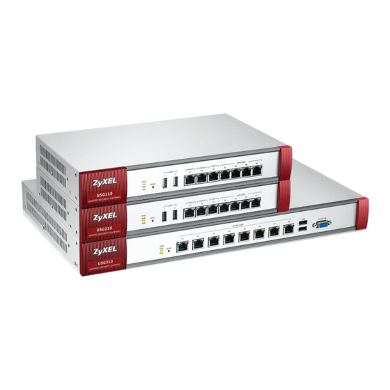 ZyXEL Communications USG310 Quick Start Manual
