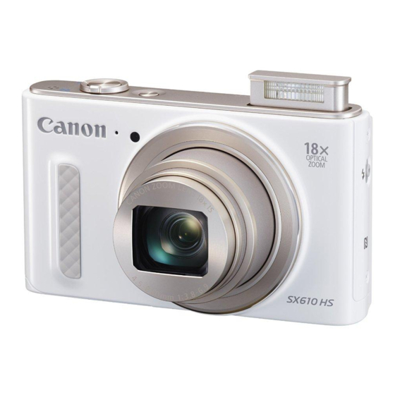 Canon PowerShot SX610 HS Manuals