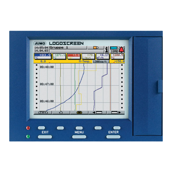 JUMO LOGOSCREEN Operating Manual