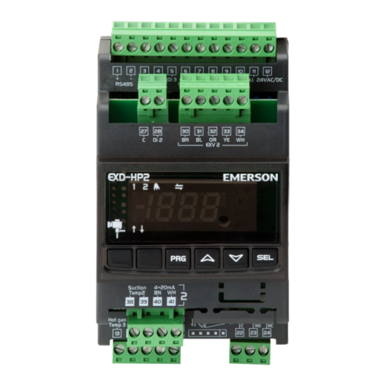 Emerson EXD-HP1/2 Operating	 Instruction