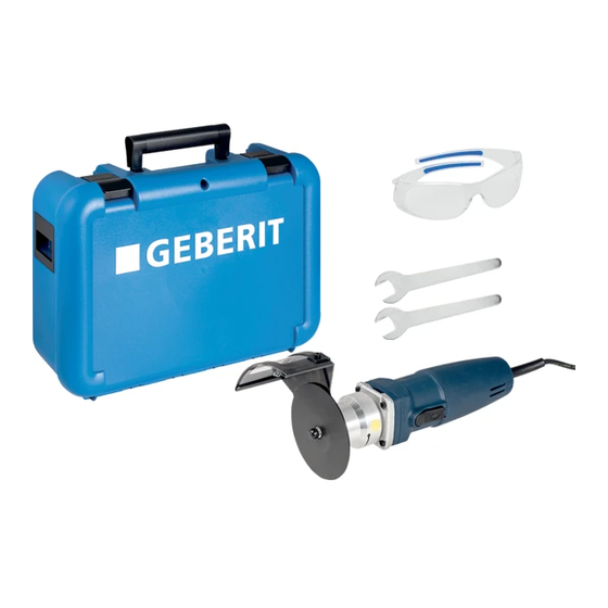 Geberit RE 1 Operating Instructions Manual