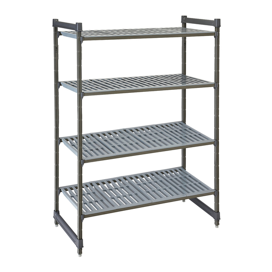 Cambro Camshelving Basics Plus Series Quick Start Manual