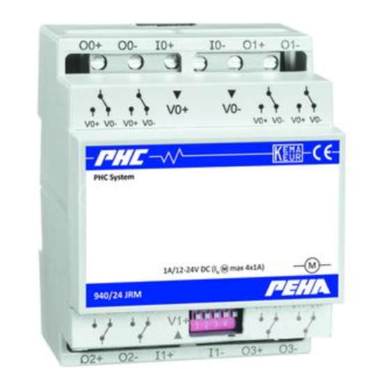 PEHA PHC 940/24 EM Installation And Operating Instruction