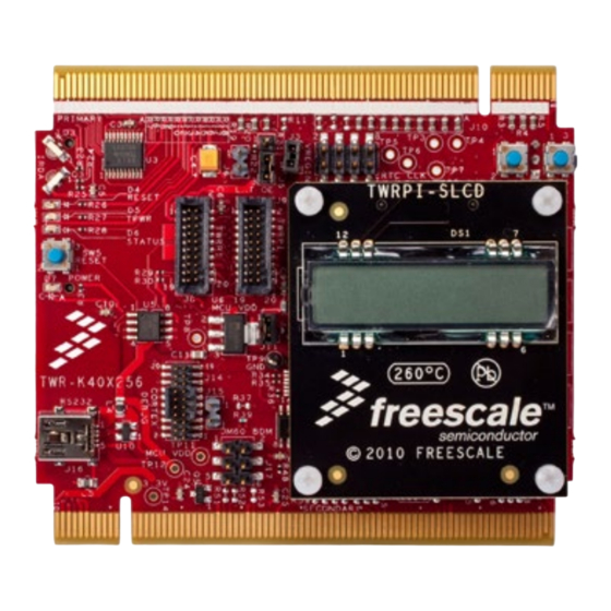 Freescale Semiconductor Kinetis K40 MCUs Quick Start Manual