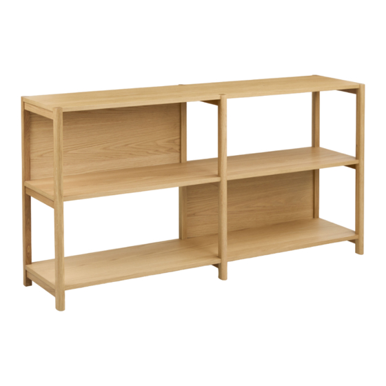 Article MYSEN Bookcase Manuals