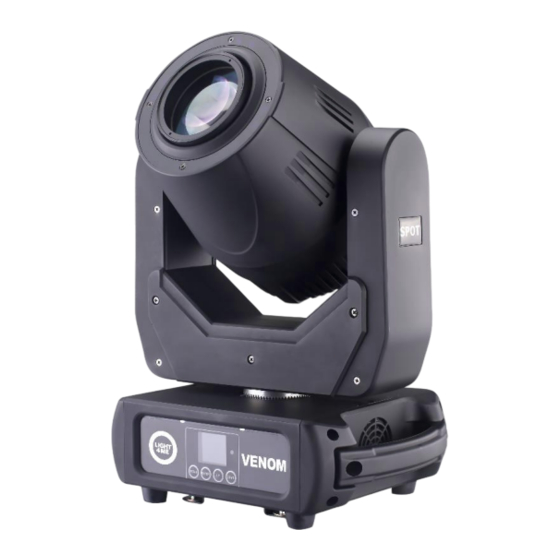 Light4Me VENOM SPOT RING 200W User Manual