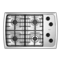 Whirlpool SCS3017RQ - 32 Inch Sealed Burner Gas Cooktop Use & Care Manual