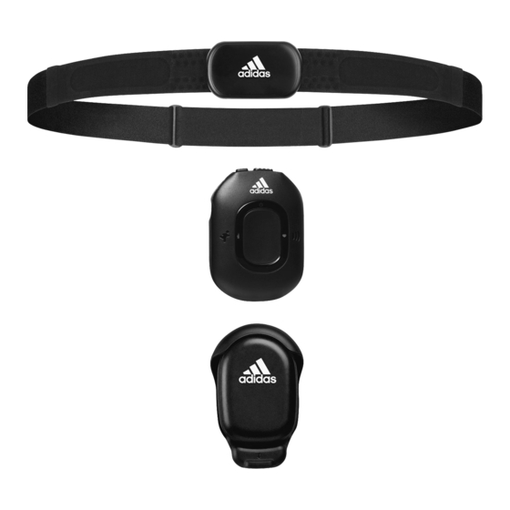 Adidas miCoach Pacer User Manual