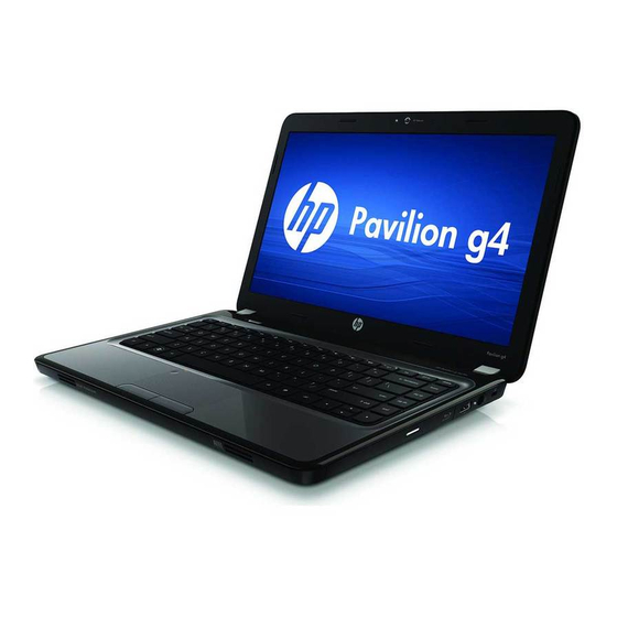 HP Pavilion G4 Maintenance And Service Manual