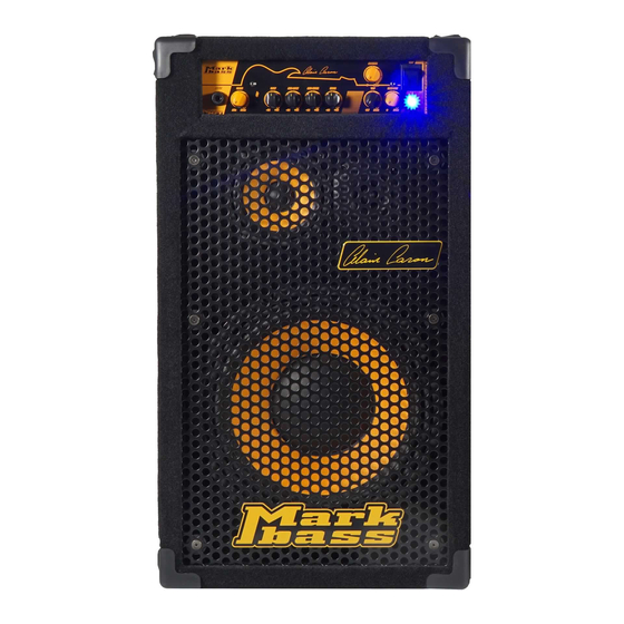 MarkBass CMD SUPER COMBO K1 Owner's Manual