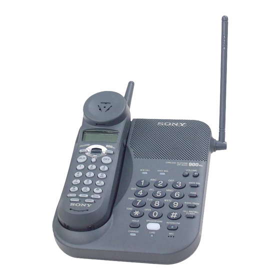 Sony SPP-N1025 Operating Instructions Manual