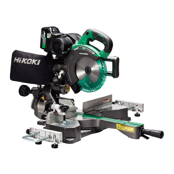 HIKOKI C 3607DRA Handling Instructions Manual
