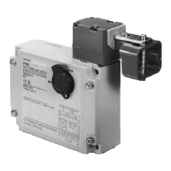 Omron D4BL Manual