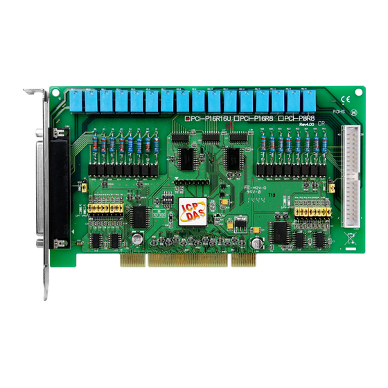 ICP DAS USA PISO-P16R16U Quick Start Manual