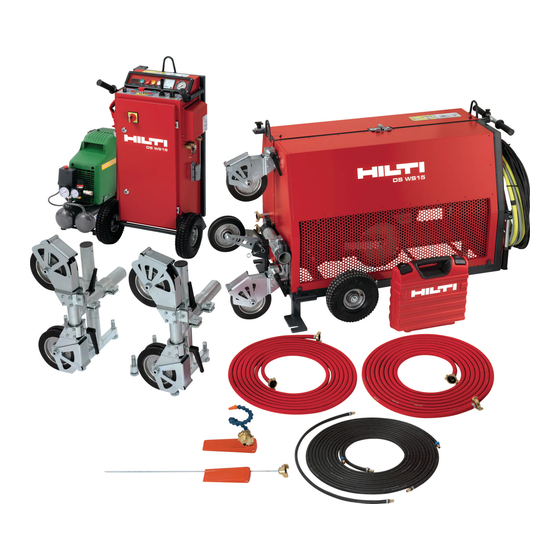 Hilti DS WS15 Operating Instructions Manual
