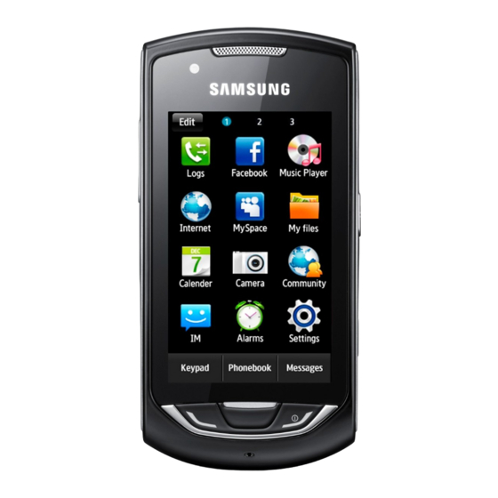 Samsung GT-S5620B User Manual