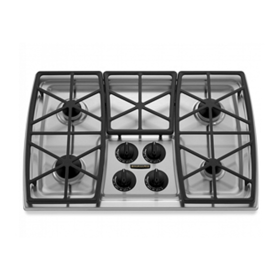 KitchenAid KGCS105GSS - 30 Inch Sealed Burner Gas Cooktop Manuals