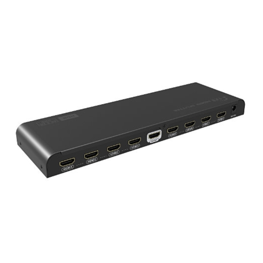 SyncAV SSAV-1X8HDMI - 1x8 HDMI Splitter Manual