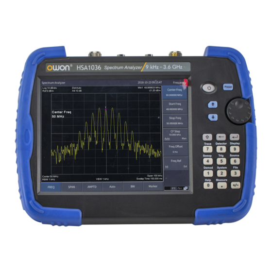 Owon HSA1075 User Manual