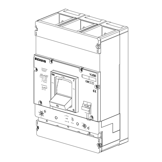 Siemens SENTRON VL Operating Instructions
