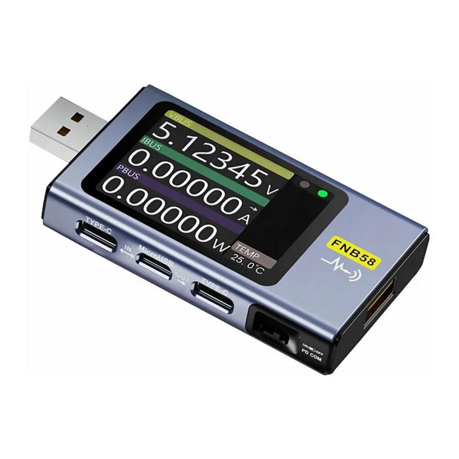 Fnirsi FNB58 Manual