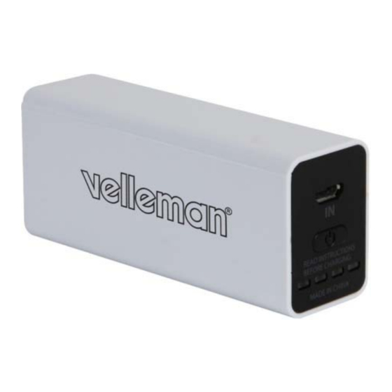 Velleman PCM30 User Manual