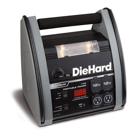 DieHard Portable Power 1150 Manuals