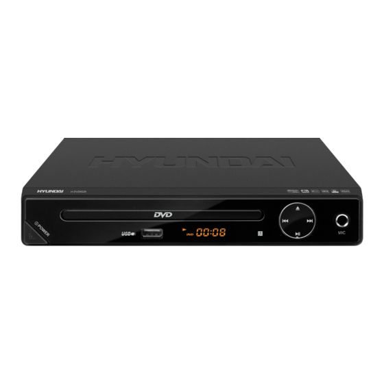 Hyundai H-DVD5028 Instruction Manual
