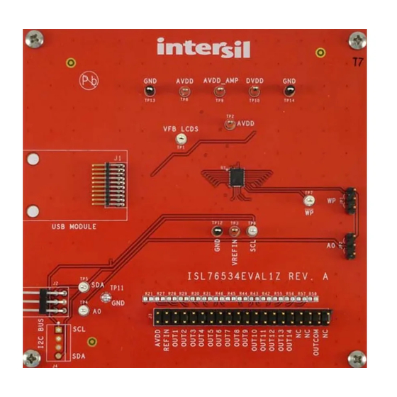 Intersil ISL76534EVAL1Z User Manual