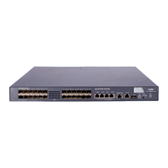 H3C S5800 Configuration Manual