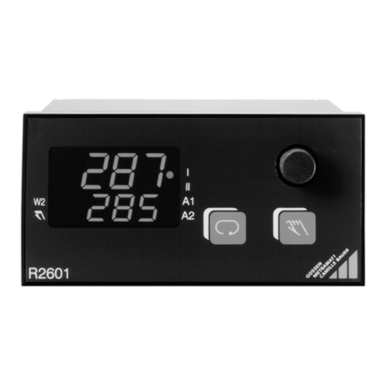 Gossen MetraWatt R2600 Operating Instructions Manual