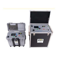High Voltage VLF E Series Manual
