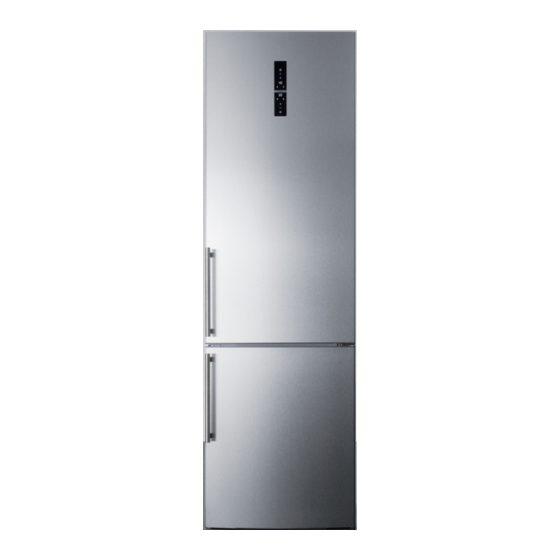 Summit Professional FFBF181ESBI Detailed Instructions For Use