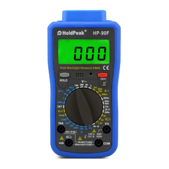 HoldPeak HP-90F Operator's Manual