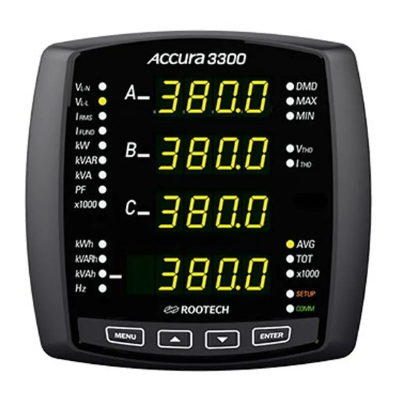 ROOTECH Accura 3300 User Manual