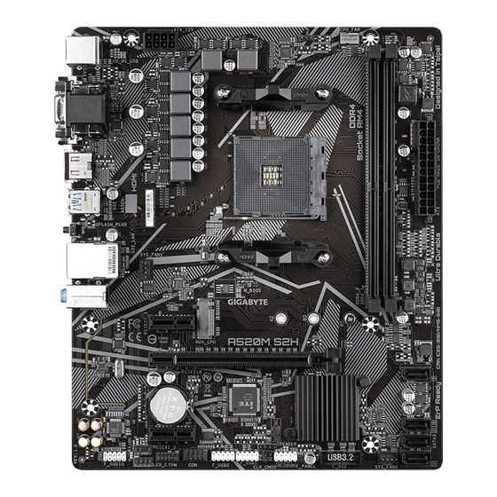 Gigabyte A520M S2H User Manual