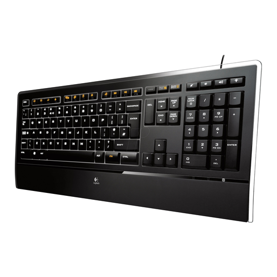 Logitech Illuminated Keyboard Quick Start Manual