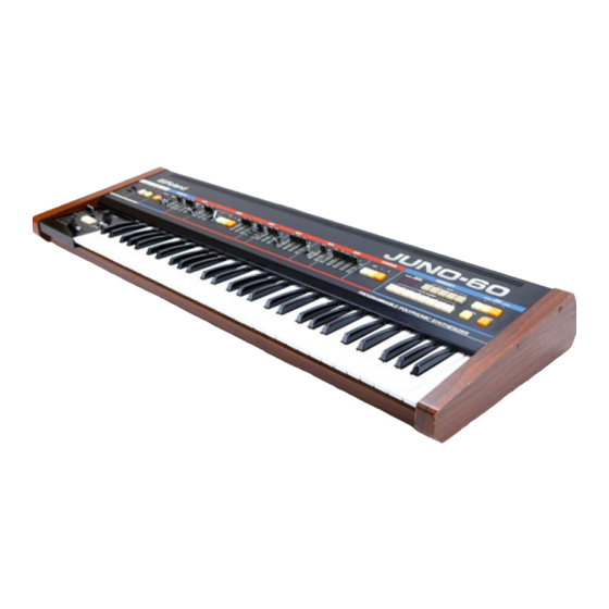 Roland JUNO-60 Service Notes