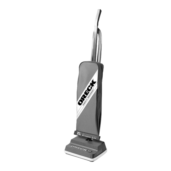 Oreck SIMPLY AMAZING XL2250RS User Manual